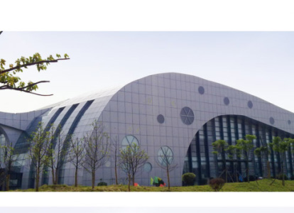 六安会议中心外景网架工程